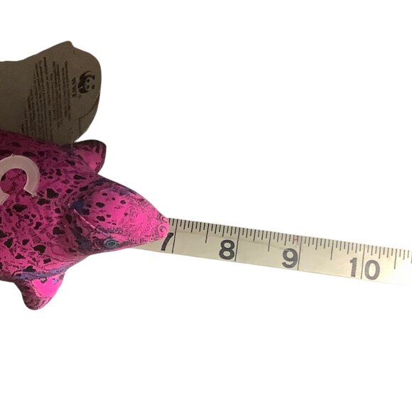 Vtg 1992 WWF Wildlife Pink Seal Plush Toy Applause 7” NEW Stuffed Animal - Picture 9 of 9